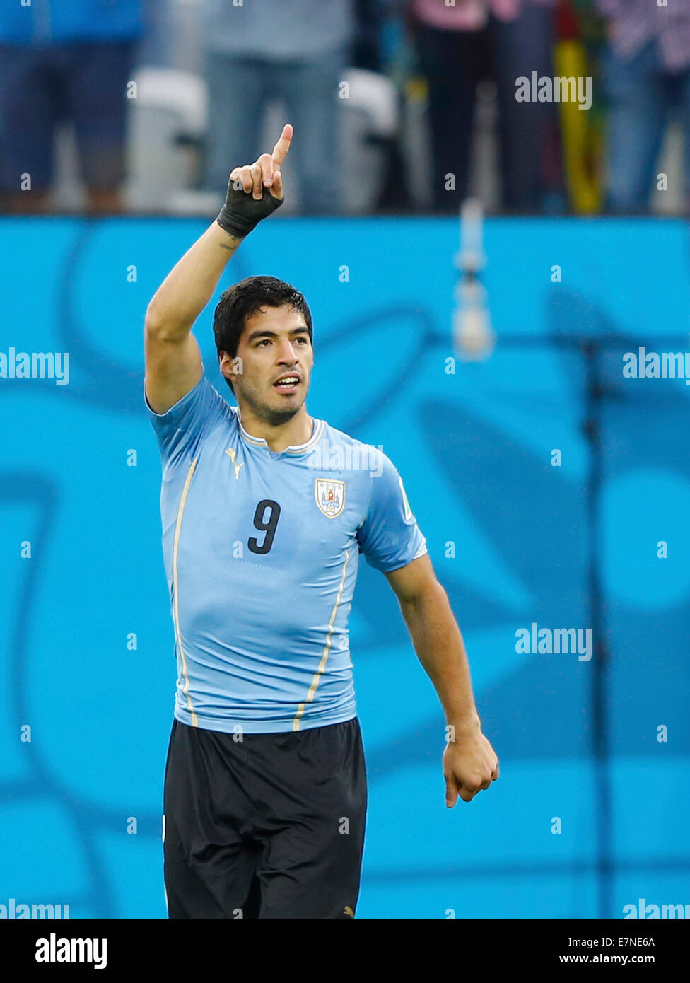 Luis Suarez. Uruguay v England, group match. FIFA World Cup 2014. Arena de  Sao Paulo, Sao Paulo. 19 Jun 2014 Stock Photo - Alamy