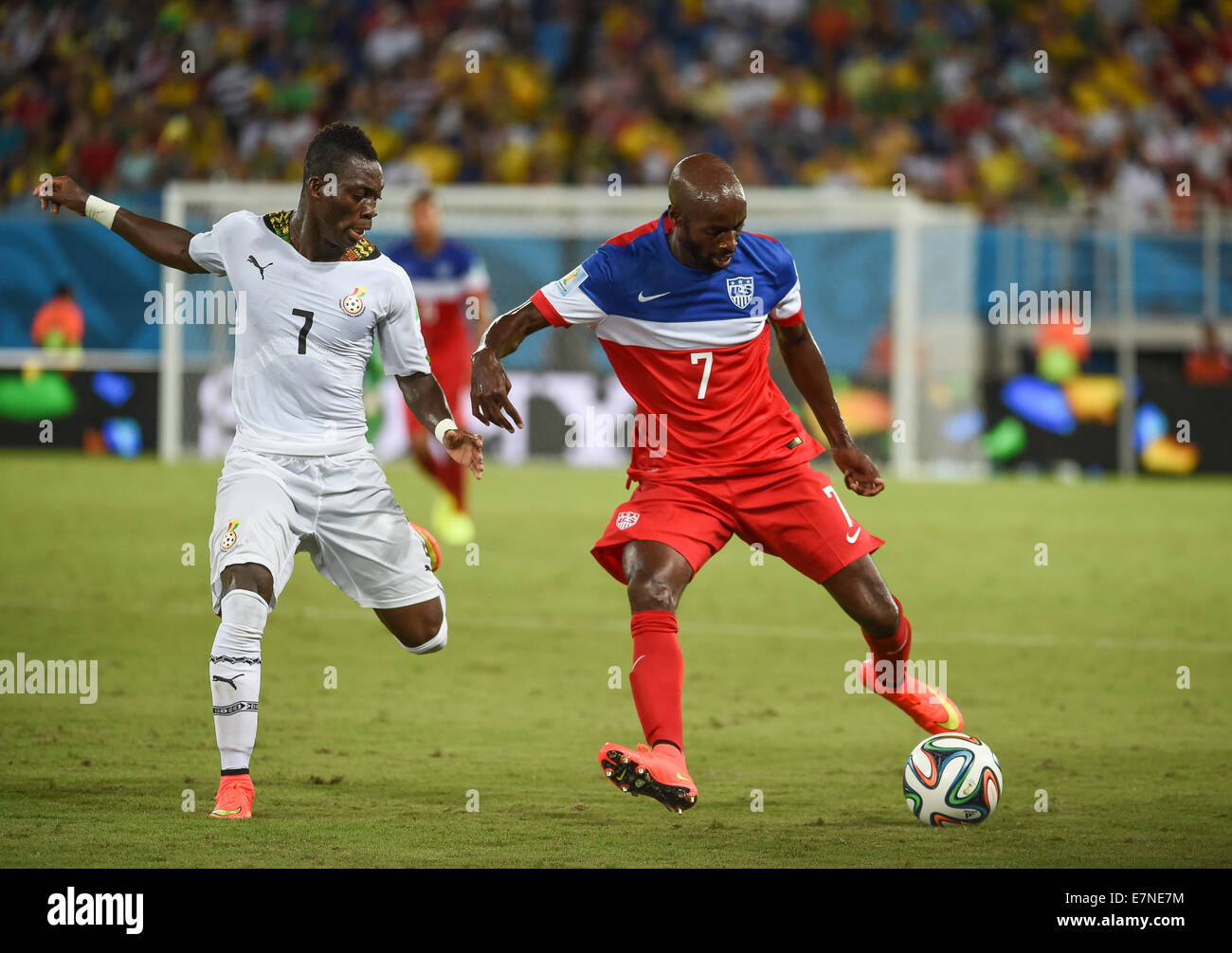DaMarcus Beasley of USA. Ghana v USA FIFA World Cup 2014. Natal, Brazil. 16 June 2014 Stock Photo