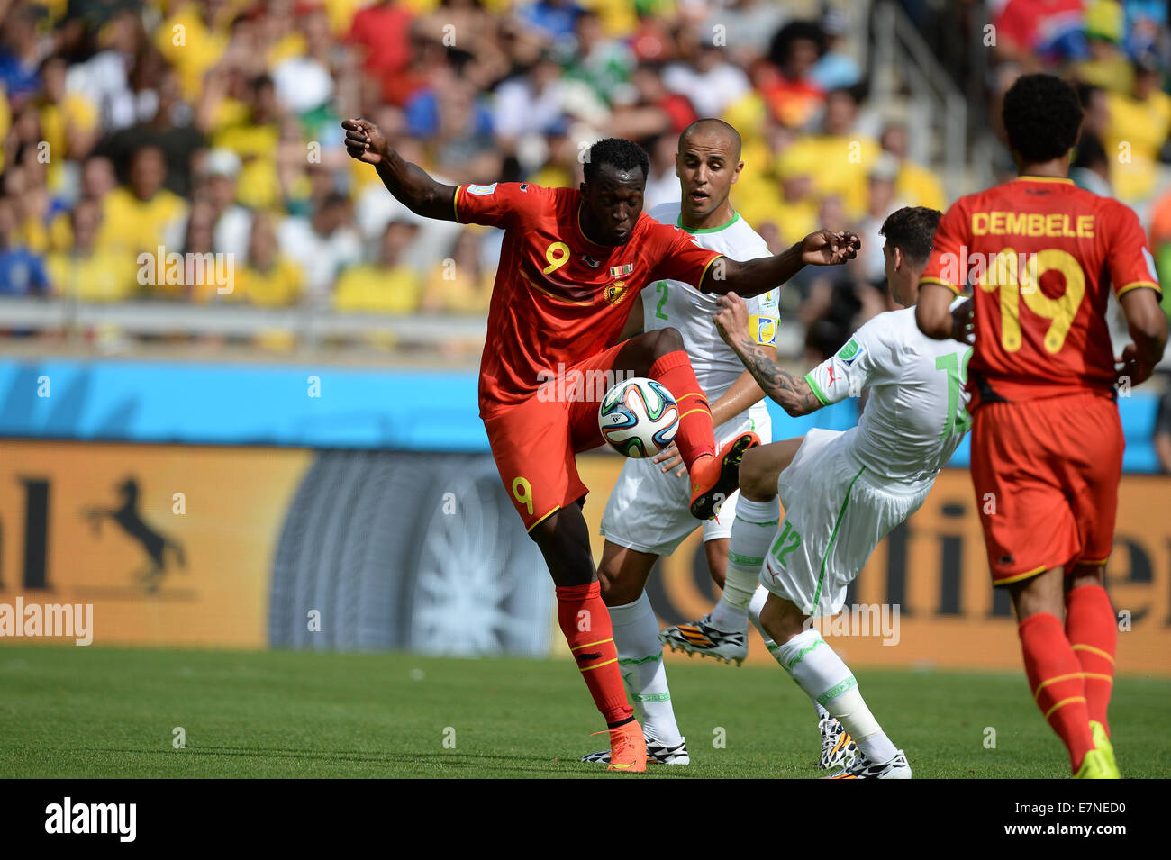 Romelu LUKAKU. Belgium v Algeria, group match. FIFA World Cup 2014 Brazil. Mineirao stadium Belo Horizonte. 17 June 2014. Stock Photo