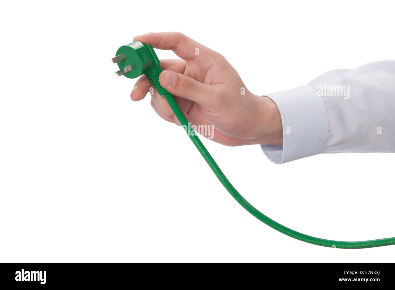 Premium Photo  Close-up of a man hand plugging an ethernet cable into a  wall socket.
