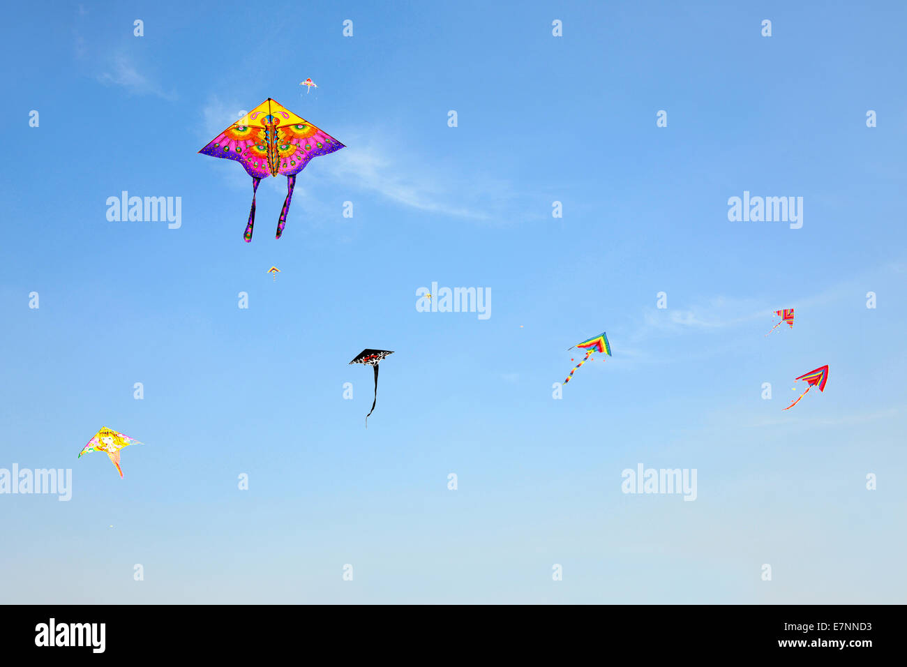 Kites in the sky Stock Photo