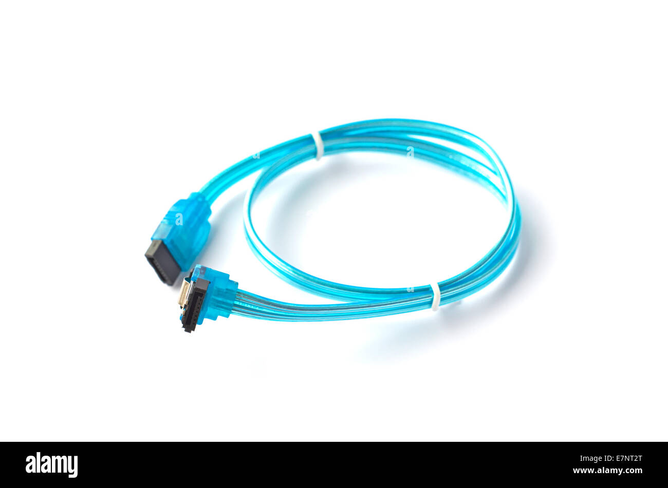 blue sata cable Stock Photo Alamy