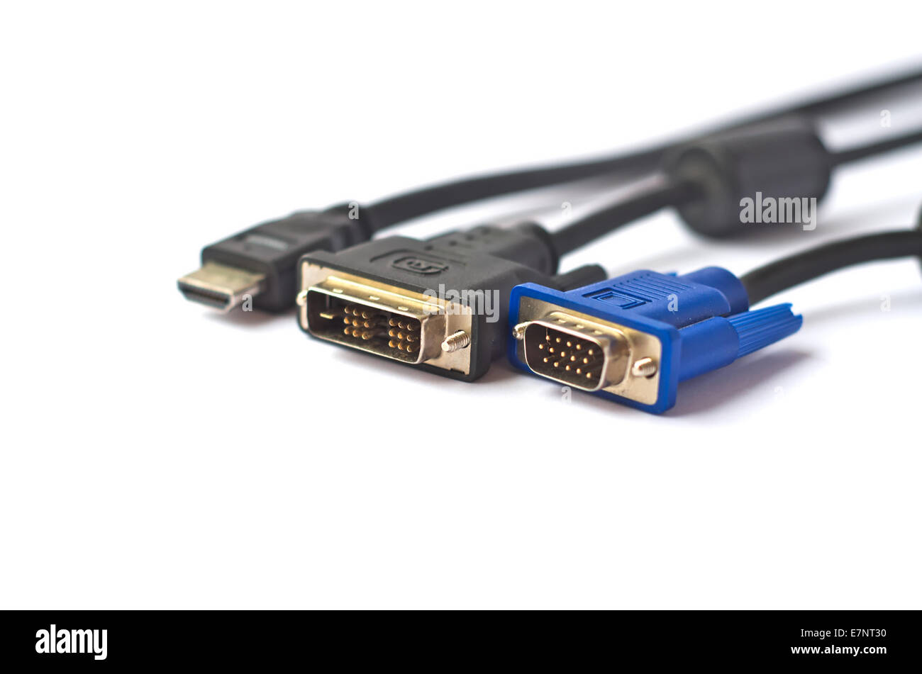 Computer graphic leads Stock Photo