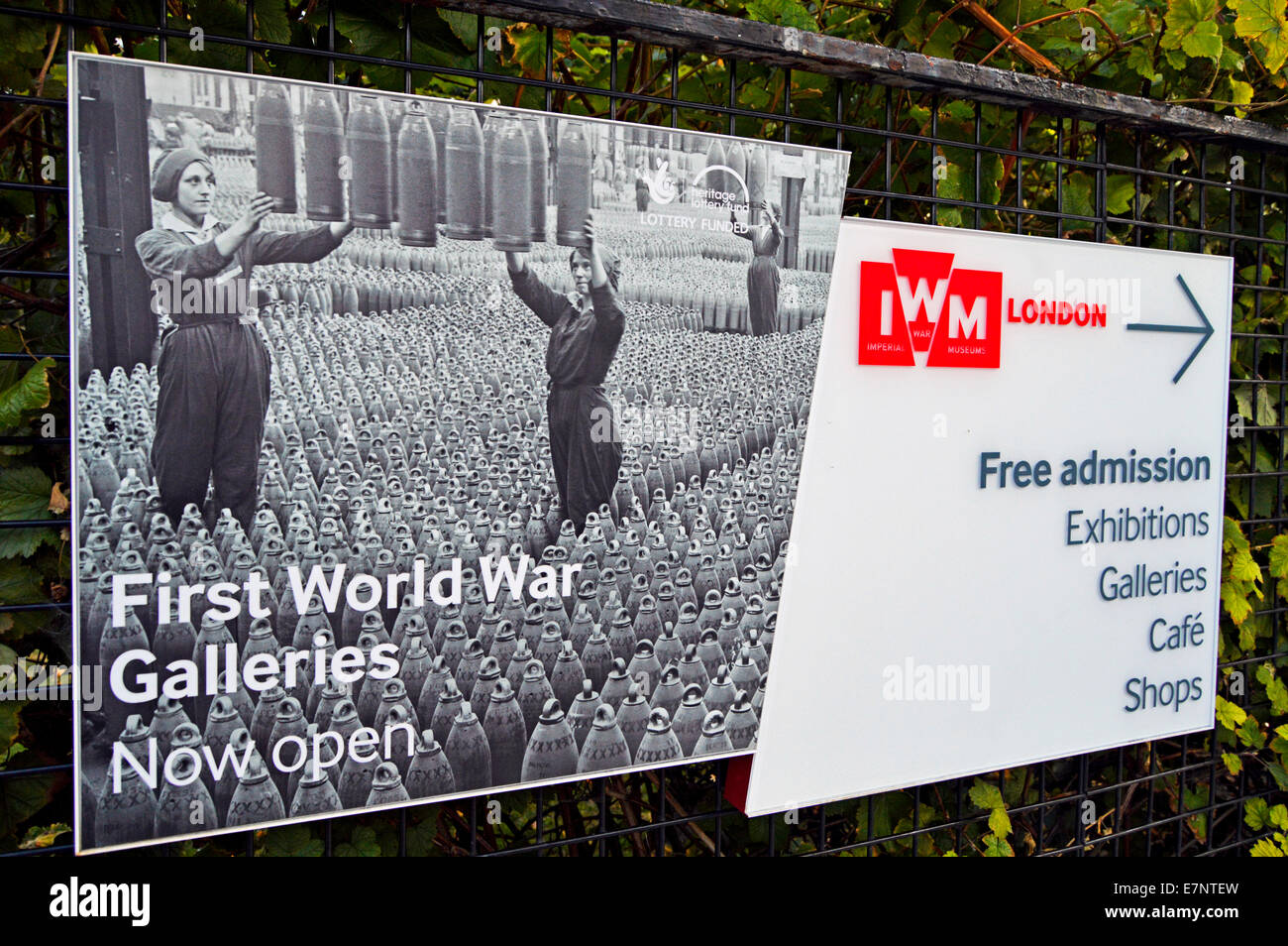 The Imperial War Museum (IWM), London Borough of Lambeth, London ...