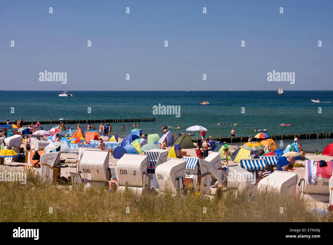 Baltic sea, sea, federal republic, brightly, Germany, German, Europe, holidays, spare time, tourism, cooling spring, coasts, coa Stock Photo