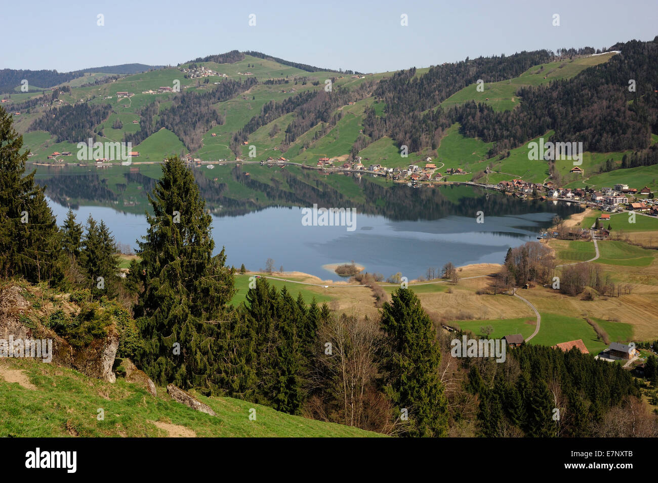 Lake Ägeri, Hauptsee, Canton Zug, Switzerland