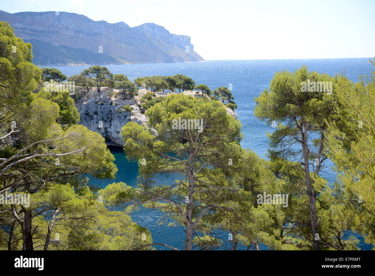 Europe, France, Provence-Alpes-Côte d'Azur, Provence, Cassis, Mediterranean, coast, landscape, sea Stock Photo