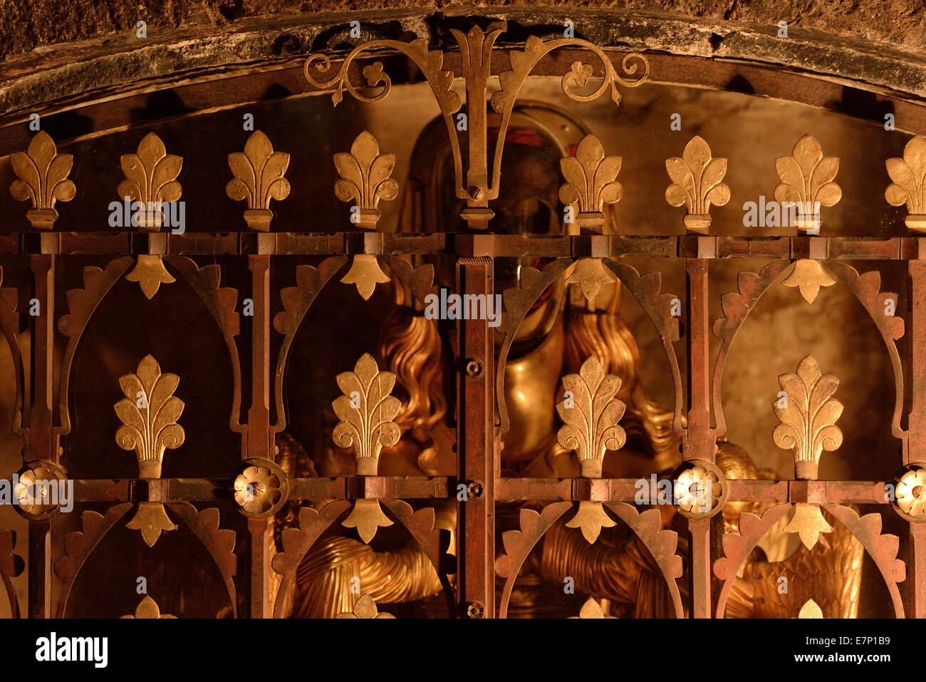 France, Europe, Provence-Alpes-Côte d'Azur, Saint-Maximin-la-Sainte-Baume, Basilica, Mary Magdalene, shrine, sacred, religion, C Stock Photo