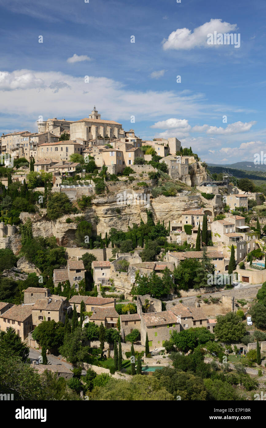 Europe, France, Provence-Alpes-Côte d'Azur, Provence, Gordes, Vaucluse, village Stock Photo