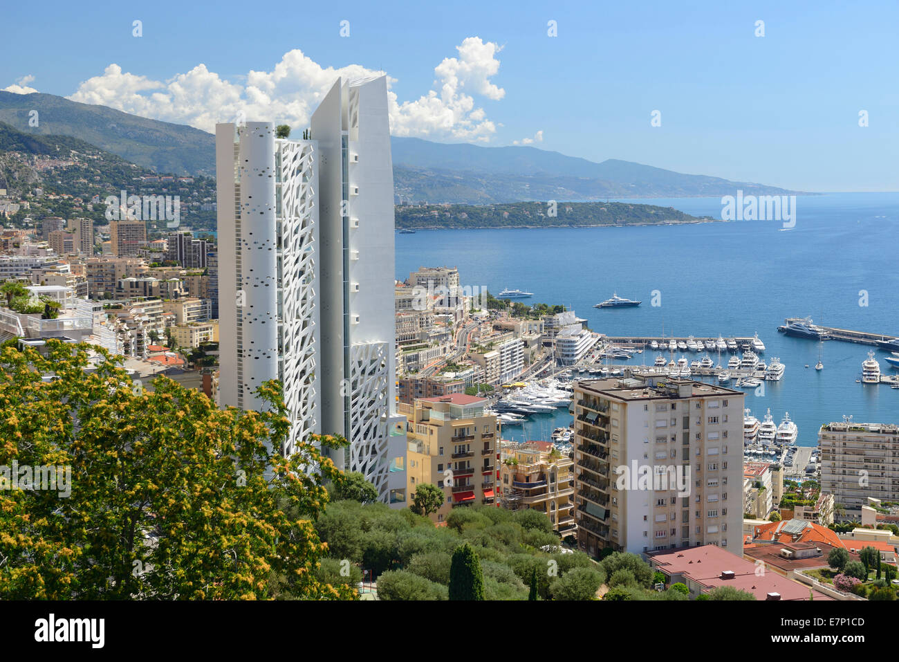 Europe, France, Monaco, Monte Carlo, French, Riviera, coast, city, Mediterranean, city Stock Photo