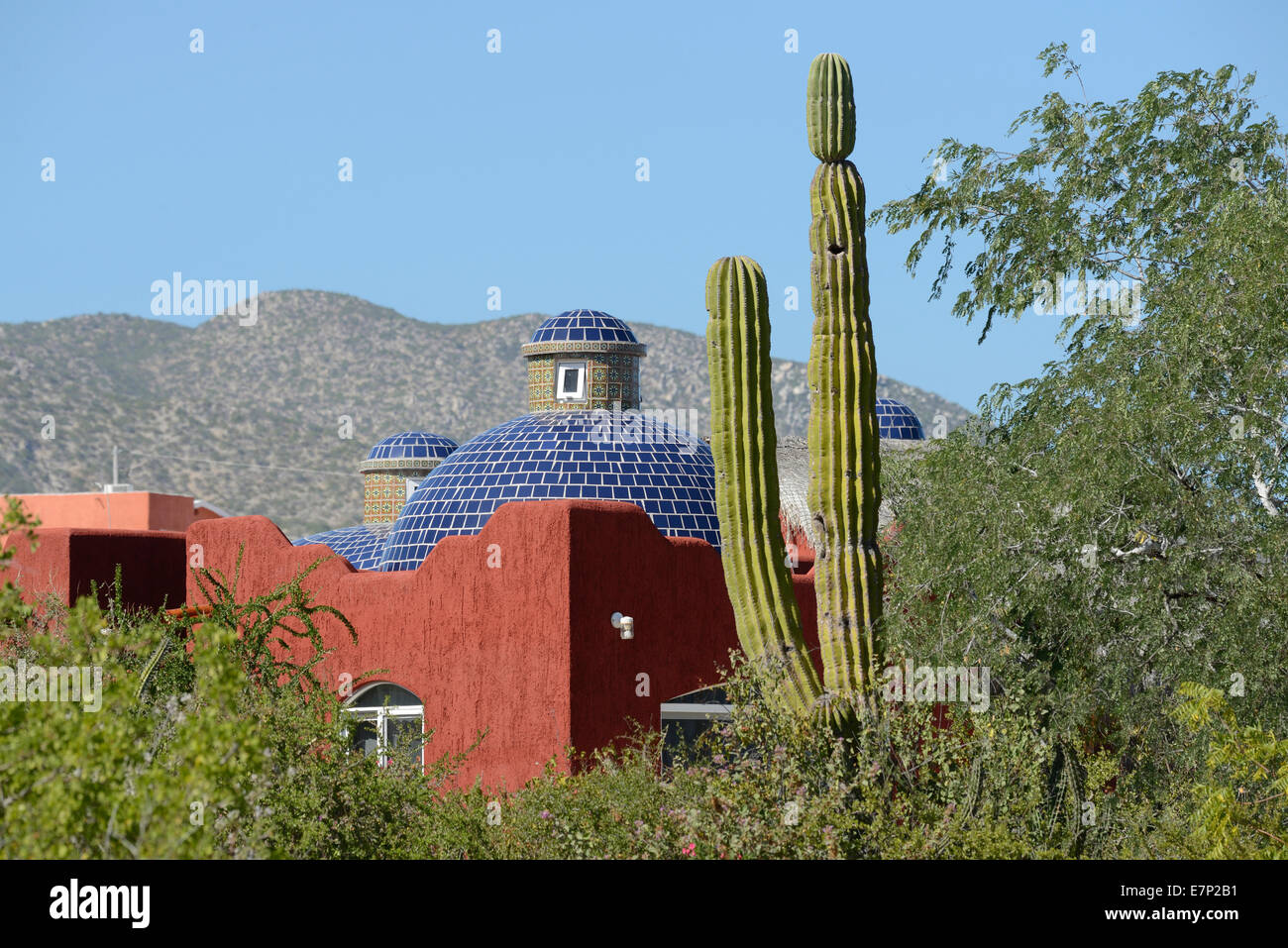 Mexico, North America, Baja, Baja California, La Ventana, house, Stock Photo