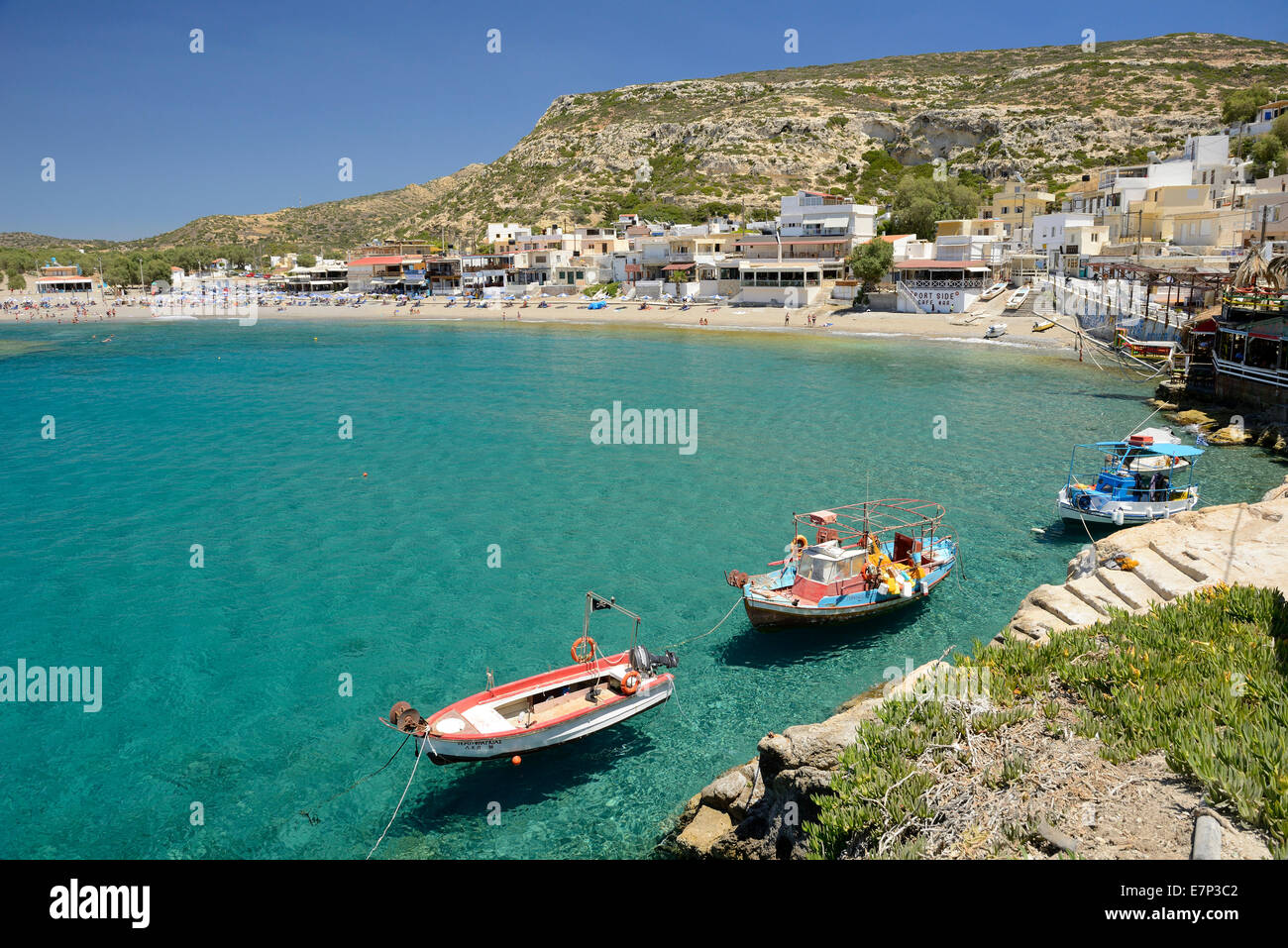 Europe, Greece, Greek, Crete, Mediterranean, island, Matala, Coast ...