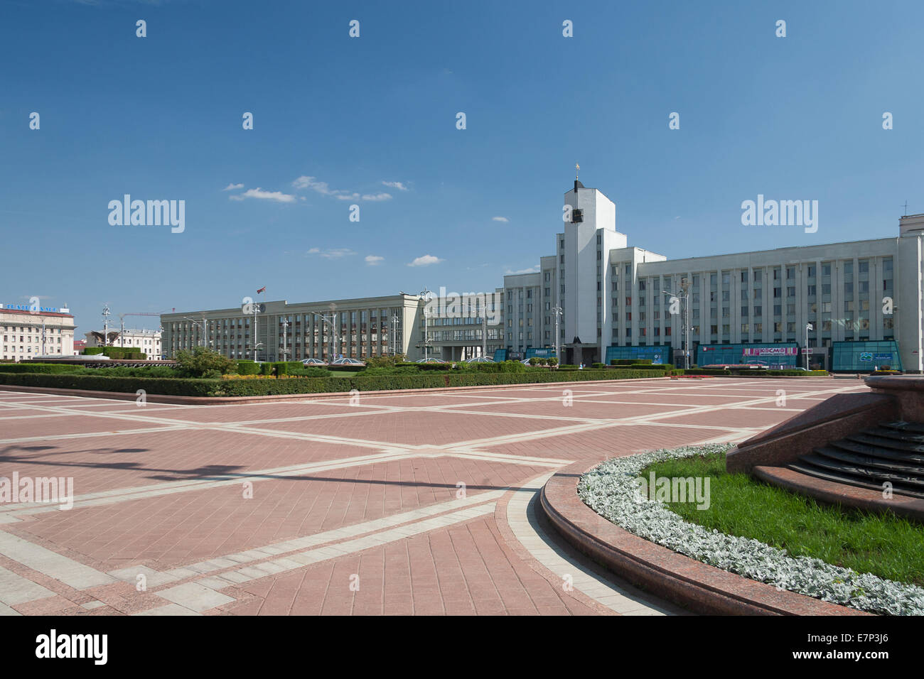 Independance Square, Minsk Stock Photo