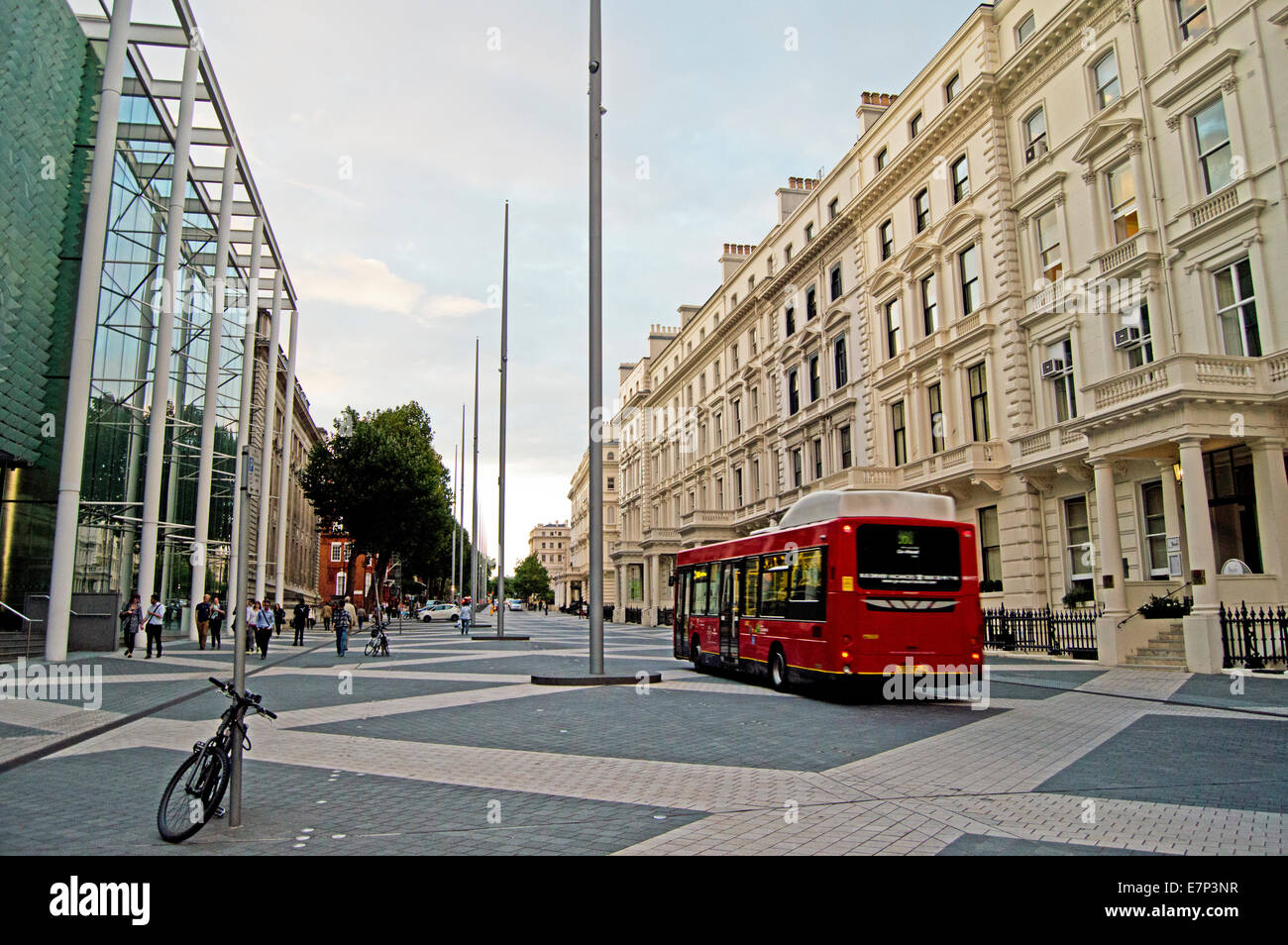 Exhibition Road, South Kensington, Royal Borough of Kensington and Chelsea, London, England, United Kingdom Stock Photo