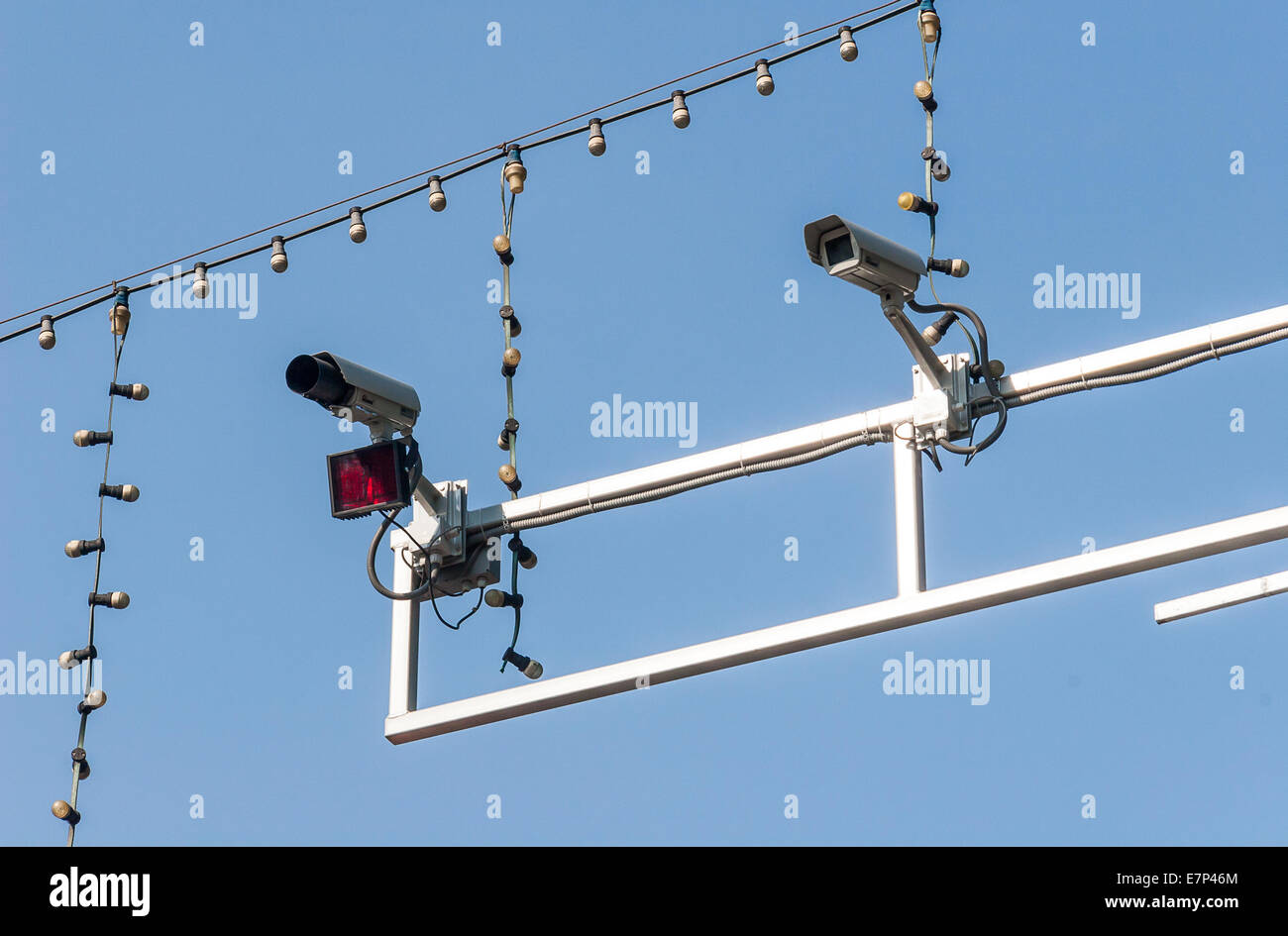 Road surveillance cameras Stock Photo Alamy