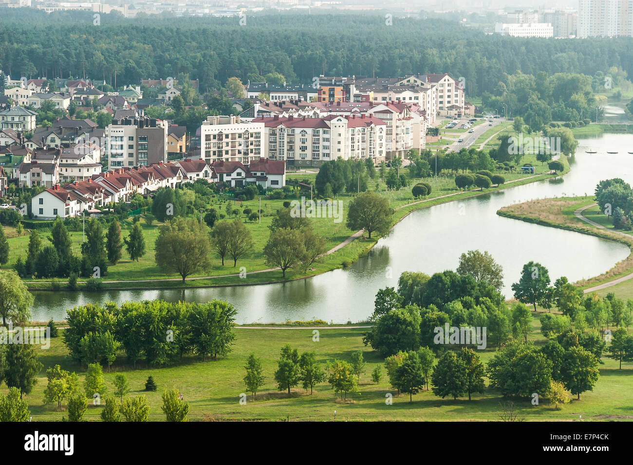 Cityscape - Birdeye view Stock Photo - Alamy