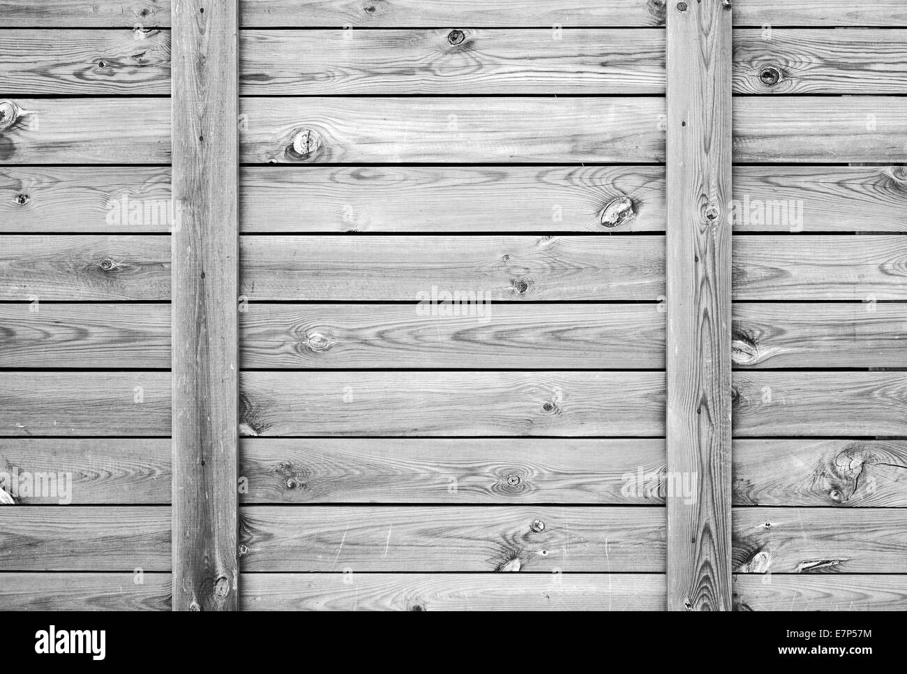 Old white wooden wall, background photo texture Stock Photo