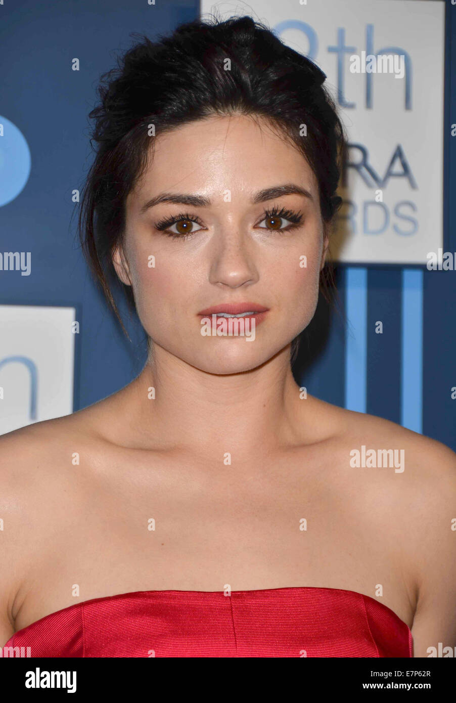 12th Astra Awards held at Carriageworks - Arrivals  Featuring: Crystal Reed Where: Sydney, Australia When: 20 Mar 2014 Stock Photo