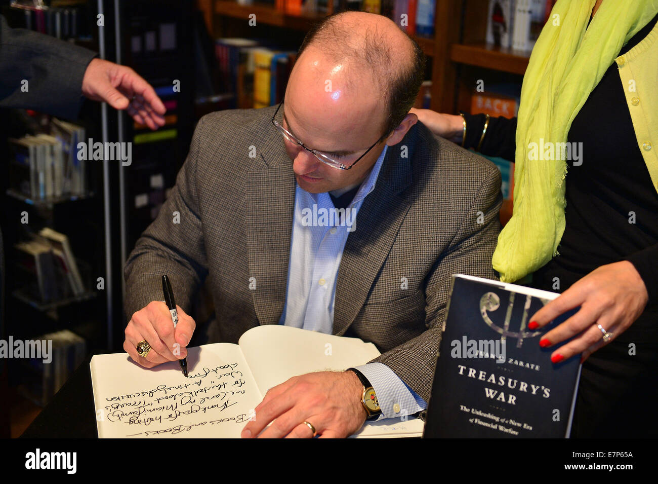 Juan Zarate discusses and signs copies of his book entitled 'Treasury’s