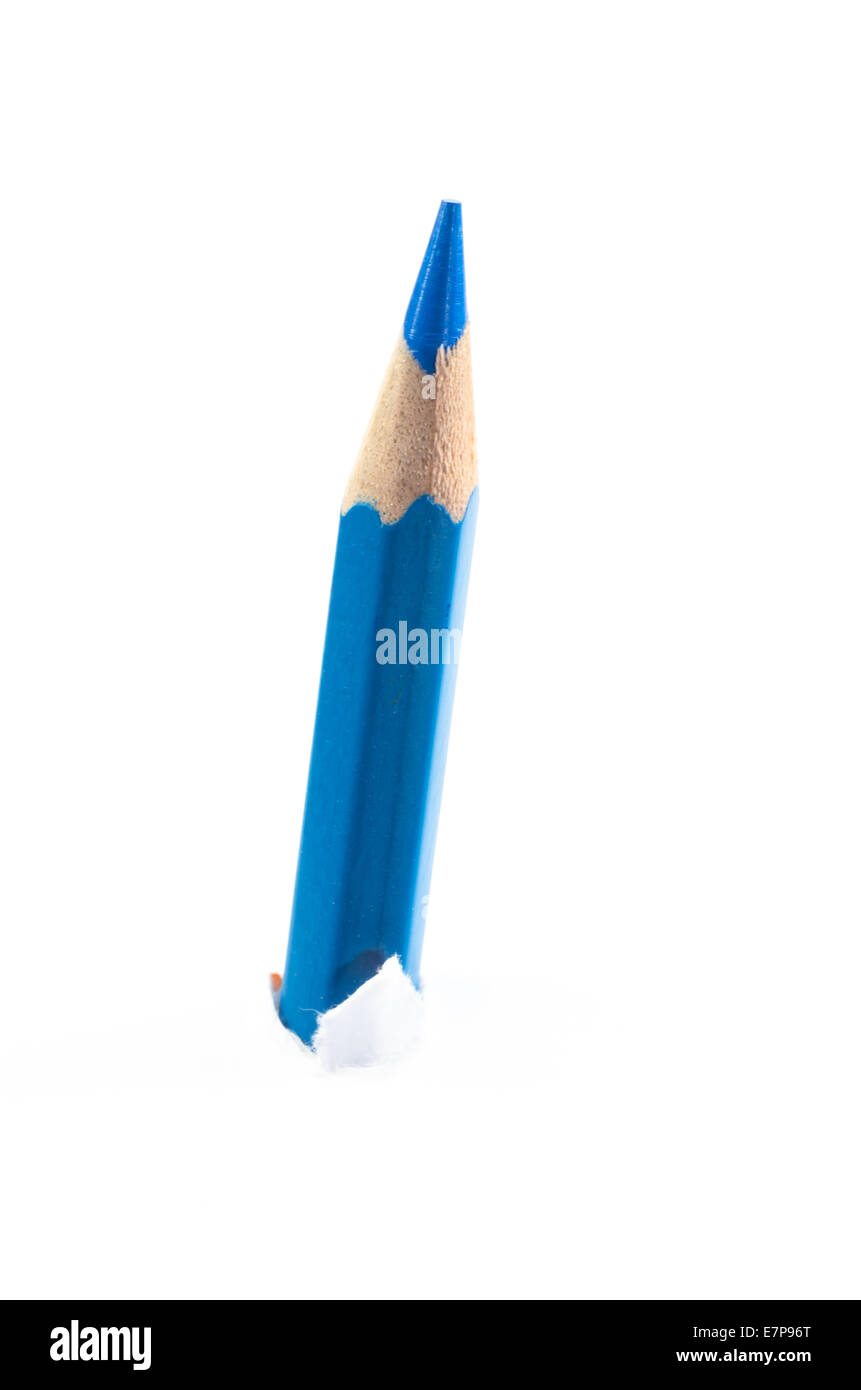 Two Skin Colored Pencils Isolated on a White Background Stock Photo - Image  of crayon, pencil: 713160