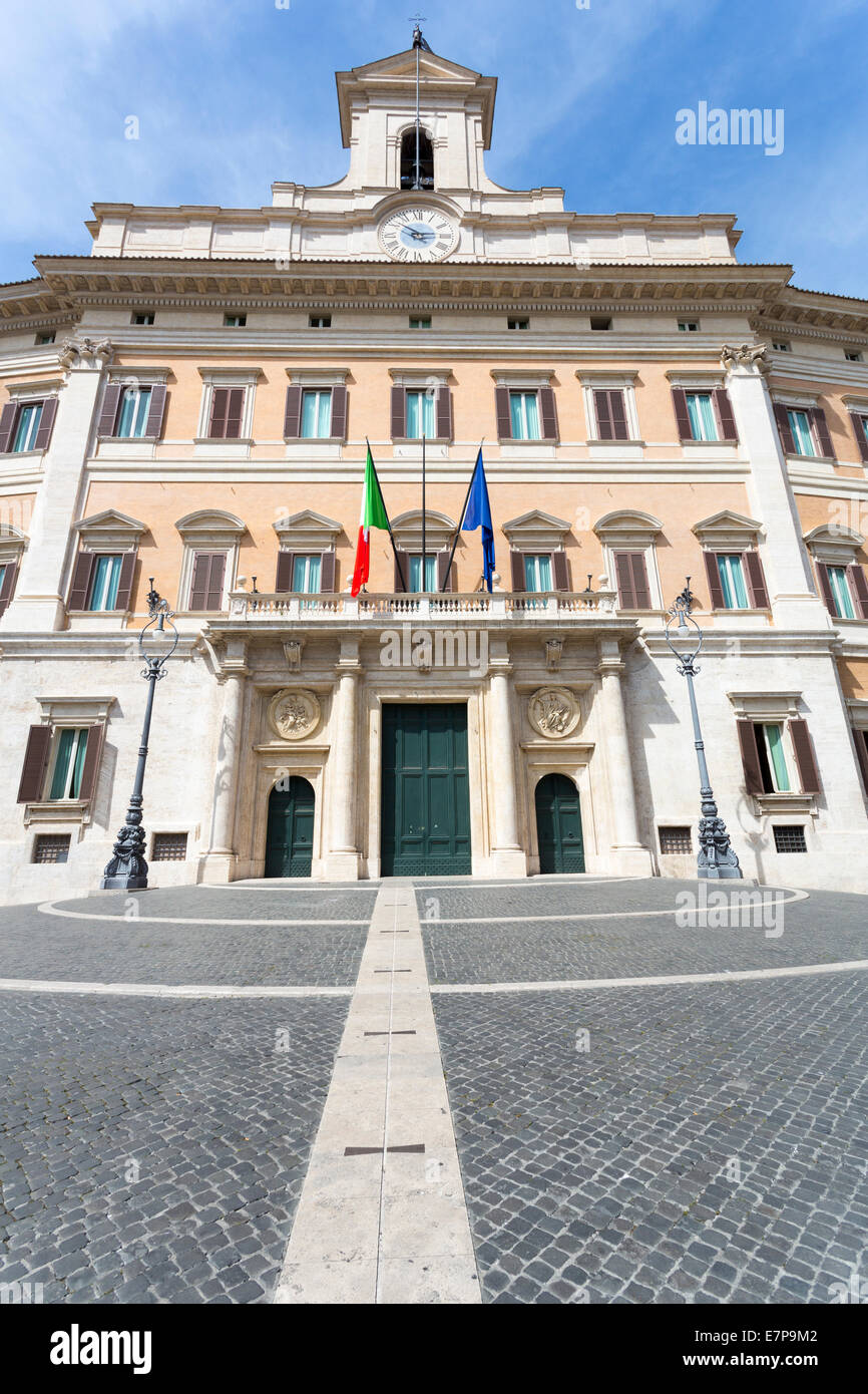 Palazzo Montecitorio is a building in Rome, where the seat of the ...