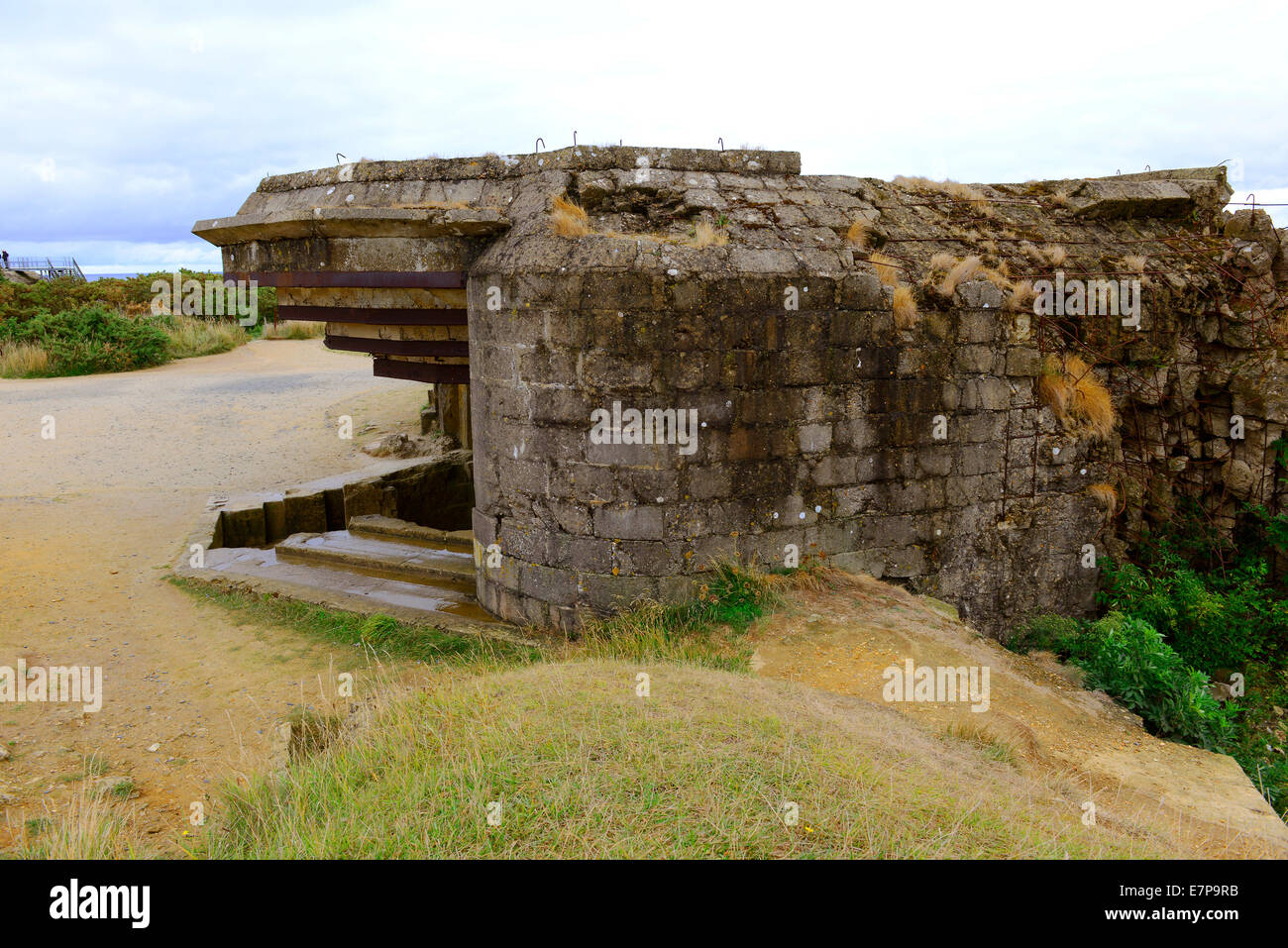 Bunker Omaha Beach Normandy American Cemetery France