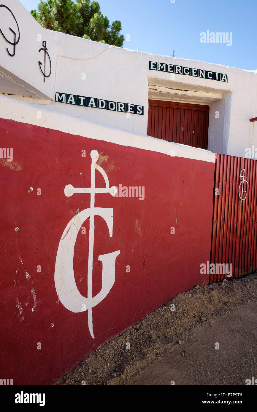 Spain, Mijas, Bull-fighting ring Stock Photo