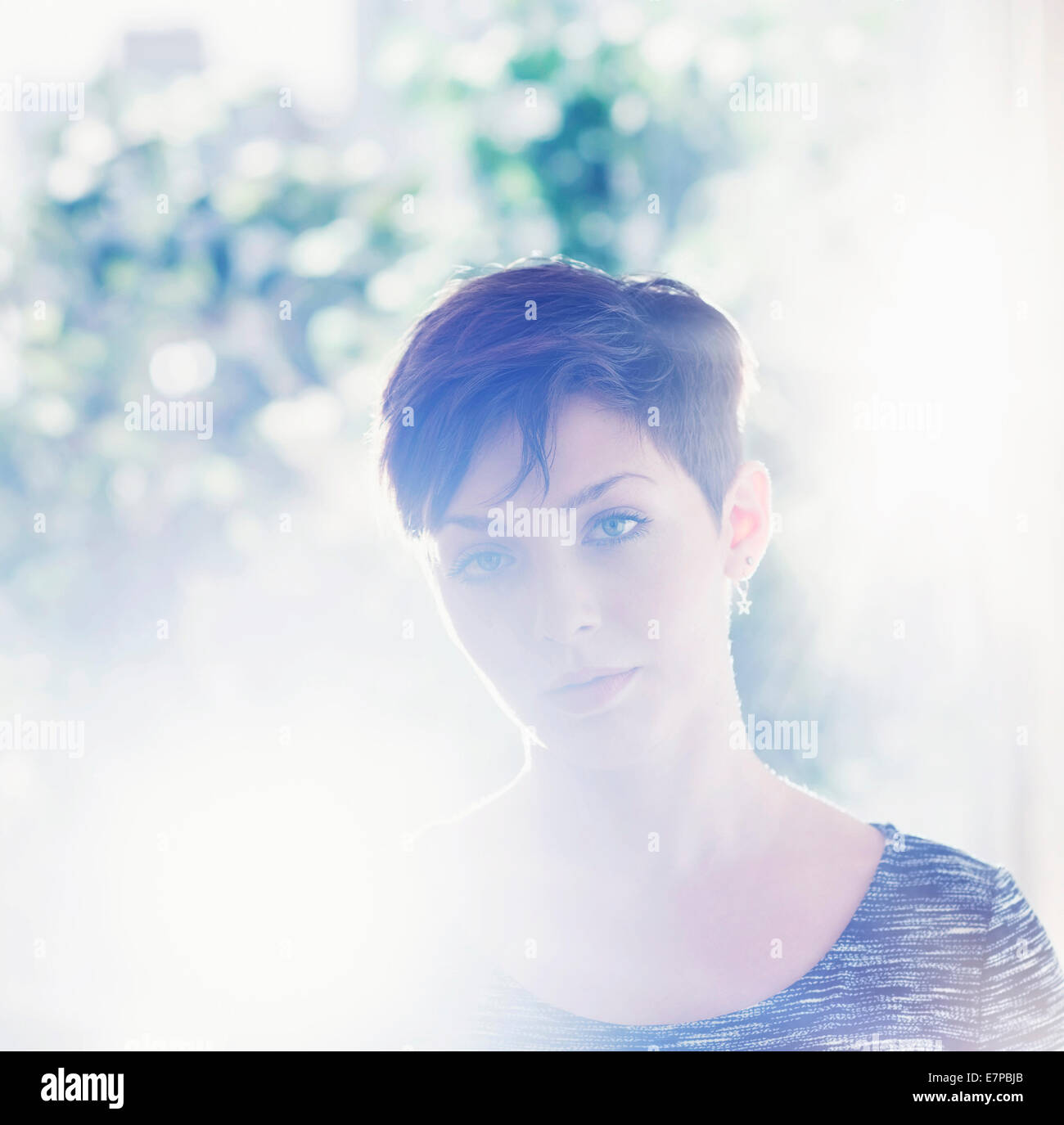 Portrait of young woman Stock Photo