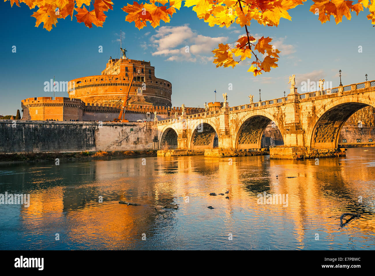 Sant'Angelo fortress, Rome Stock Photo