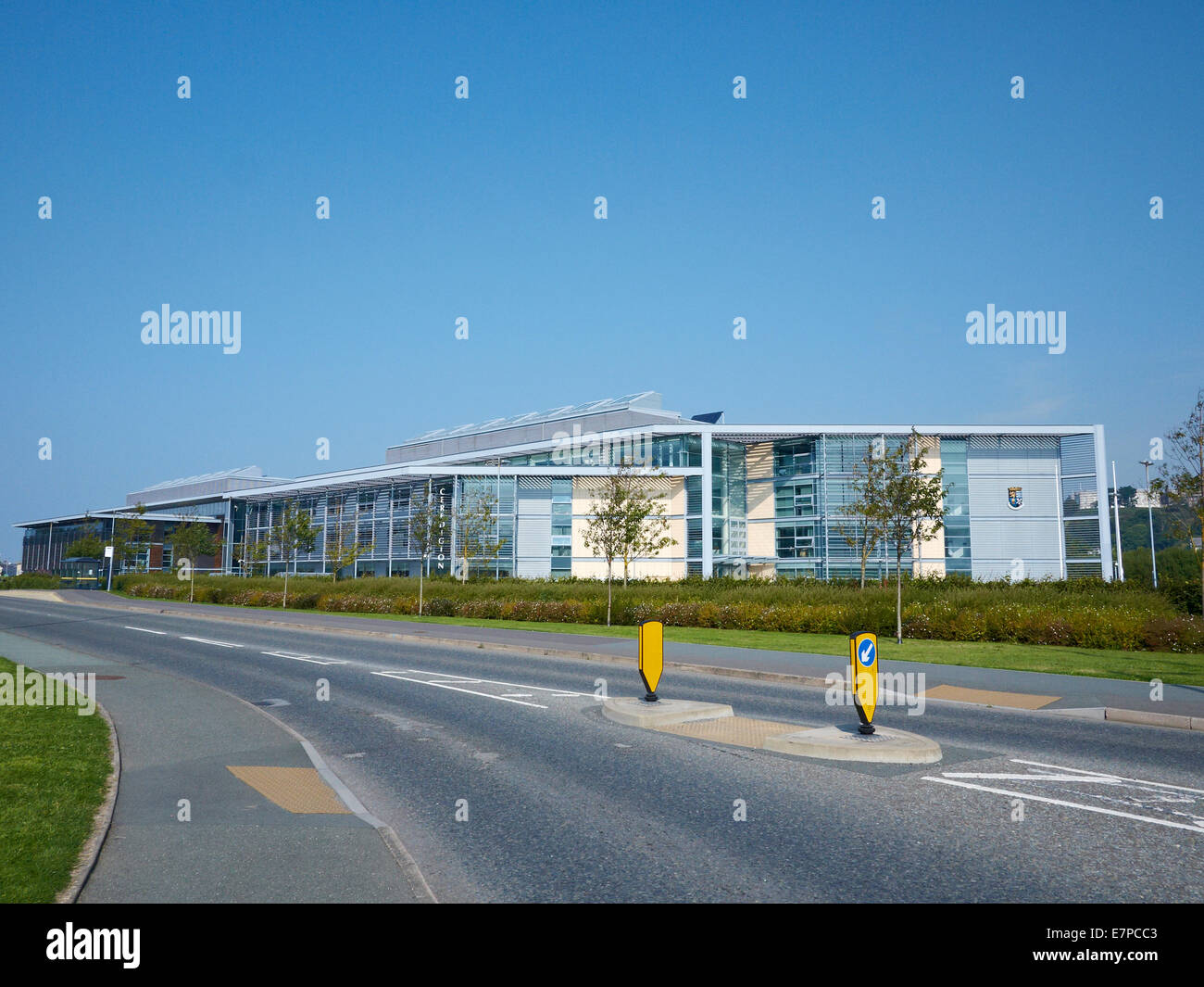 Ceredigion County Council office in Aberystwyth Wales UK Stock Photo