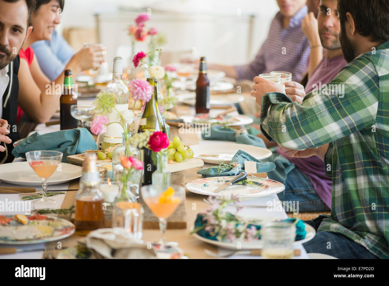 People having party Stock Photo