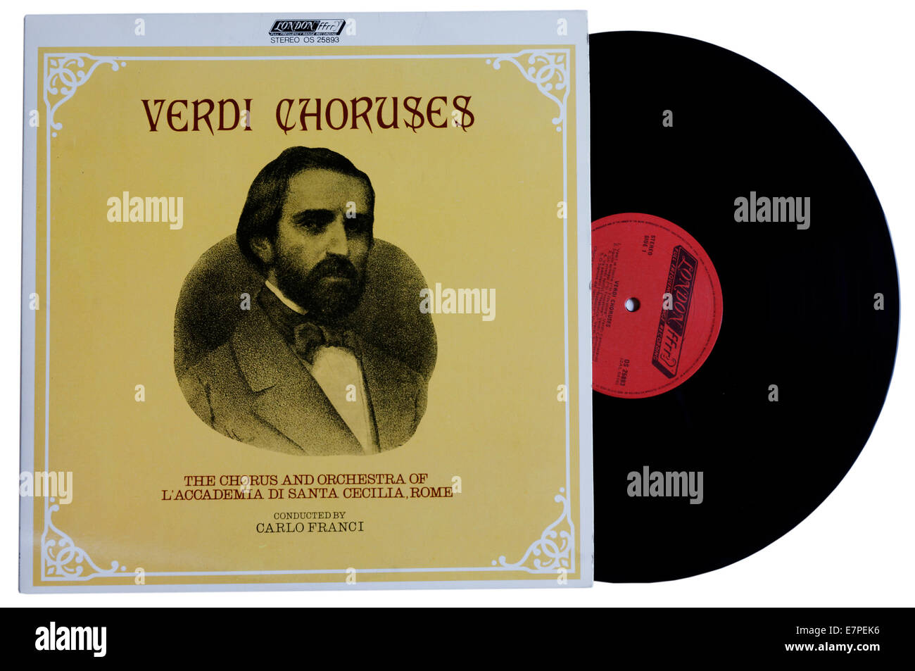 Verdi Choruses album Stock Photo