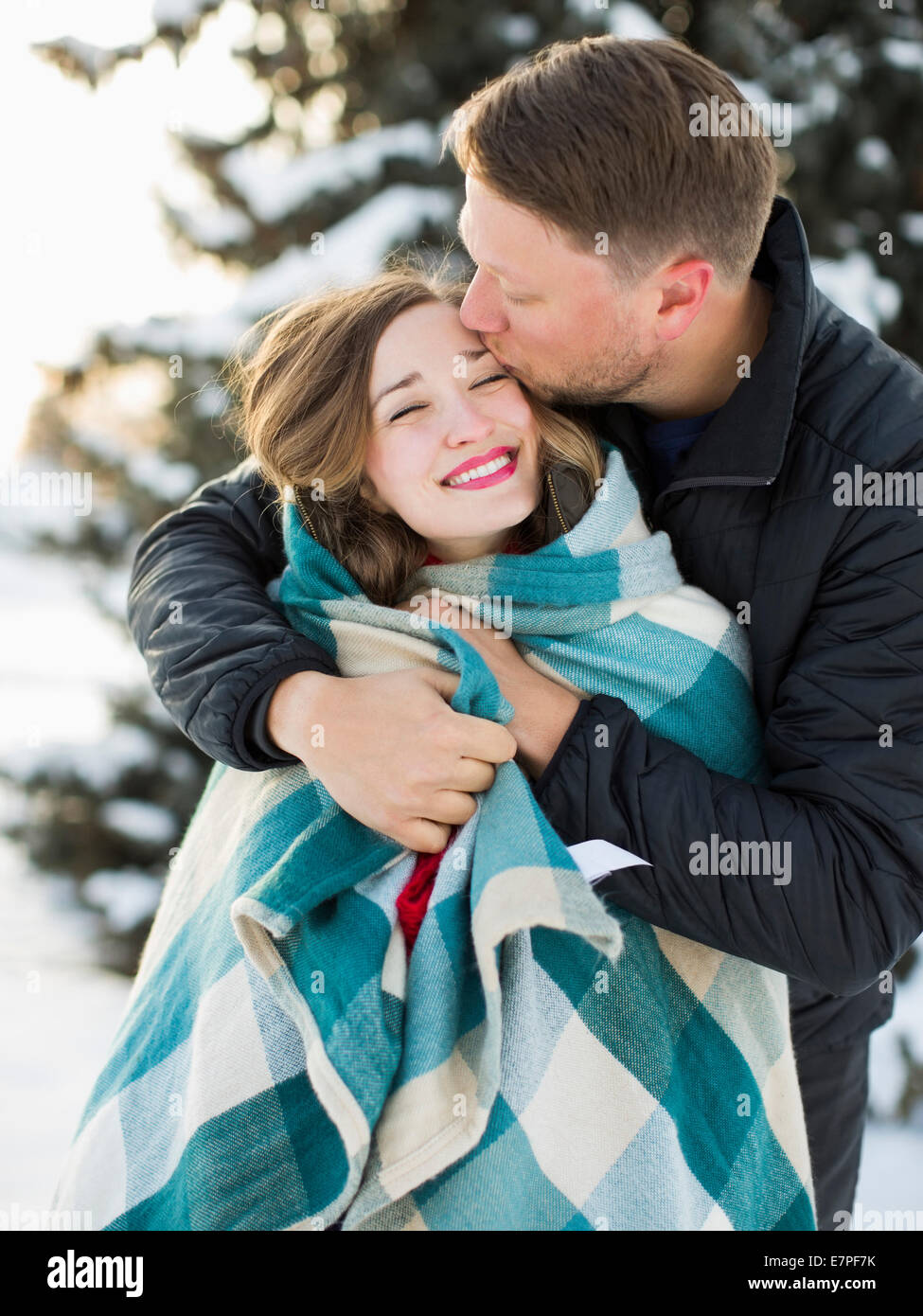 Woman man lipstick kiss hi-res stock photography and images - Alamy