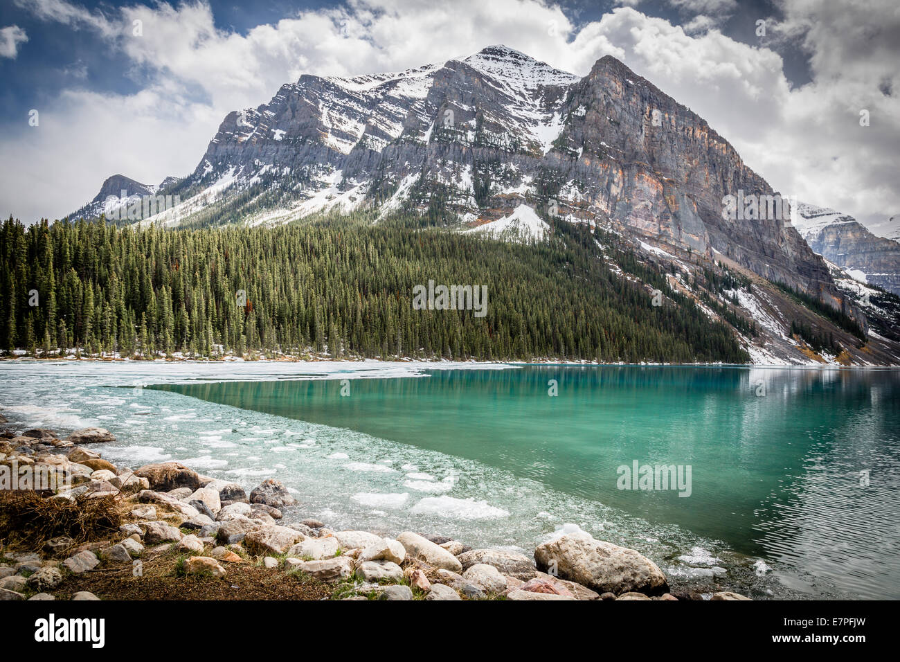 Lake Louise, Banff National Park, Alberta, Canada, North America. Stock Photo