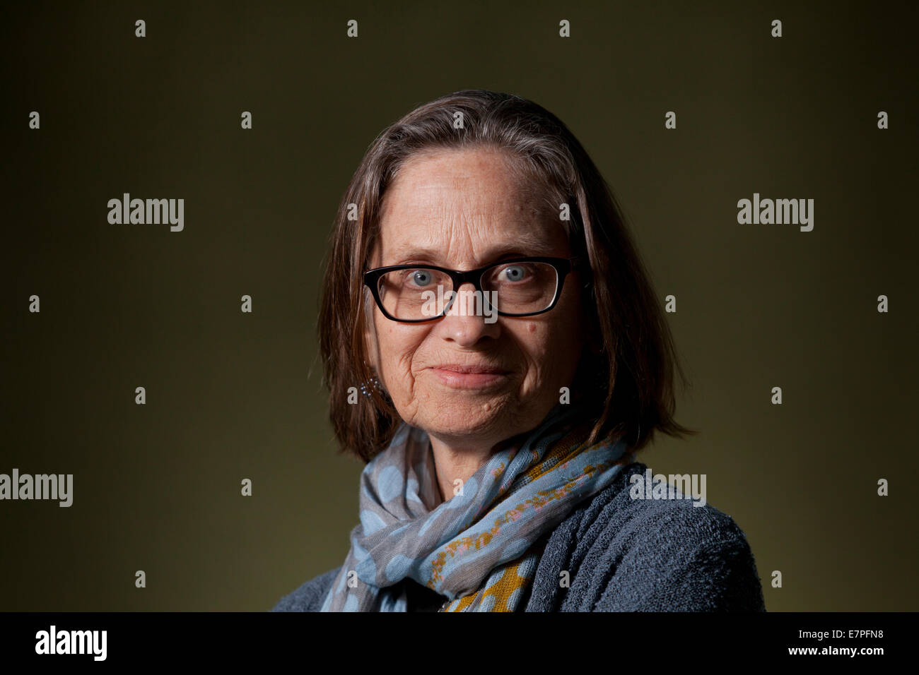 Lydia Davis, the American writer noted for her short stories. Davis is also a novelist, essayist, and translator. Stock Photo