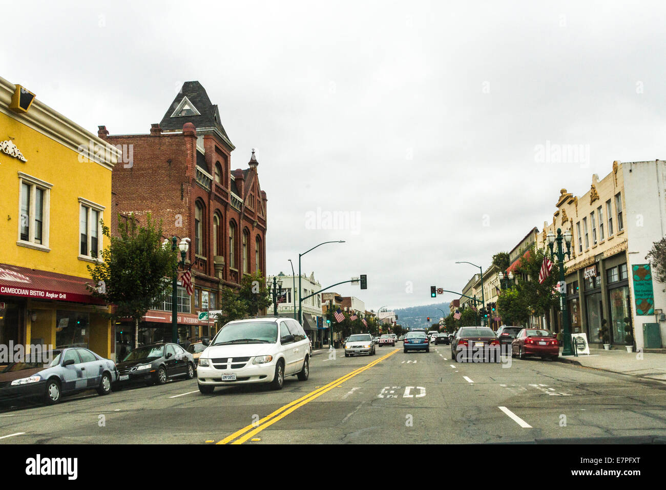 Downtown Hayward California Stock Photo Alamy