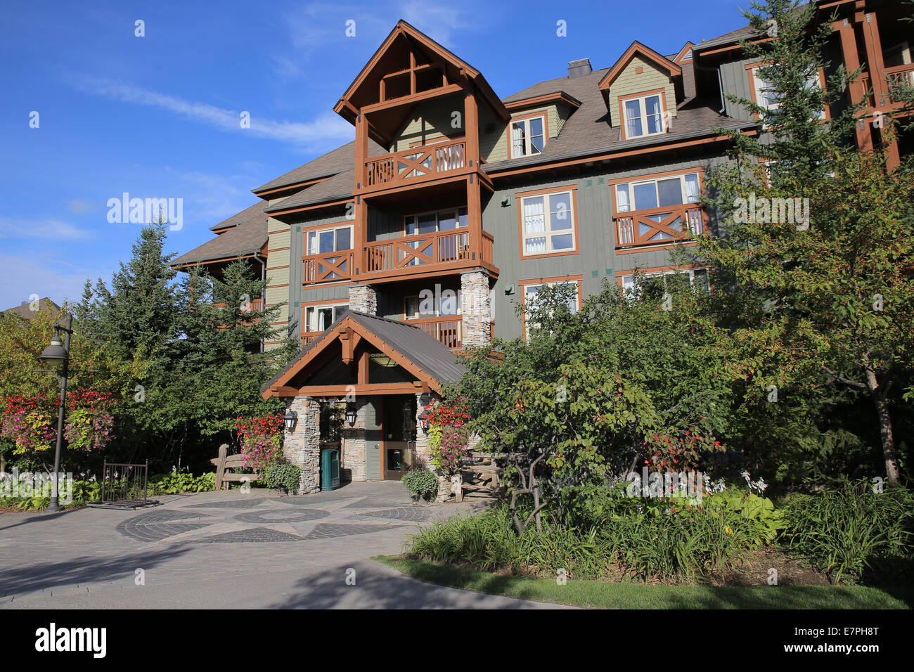 blue mountain village collingwood ontario canada Stock Photo