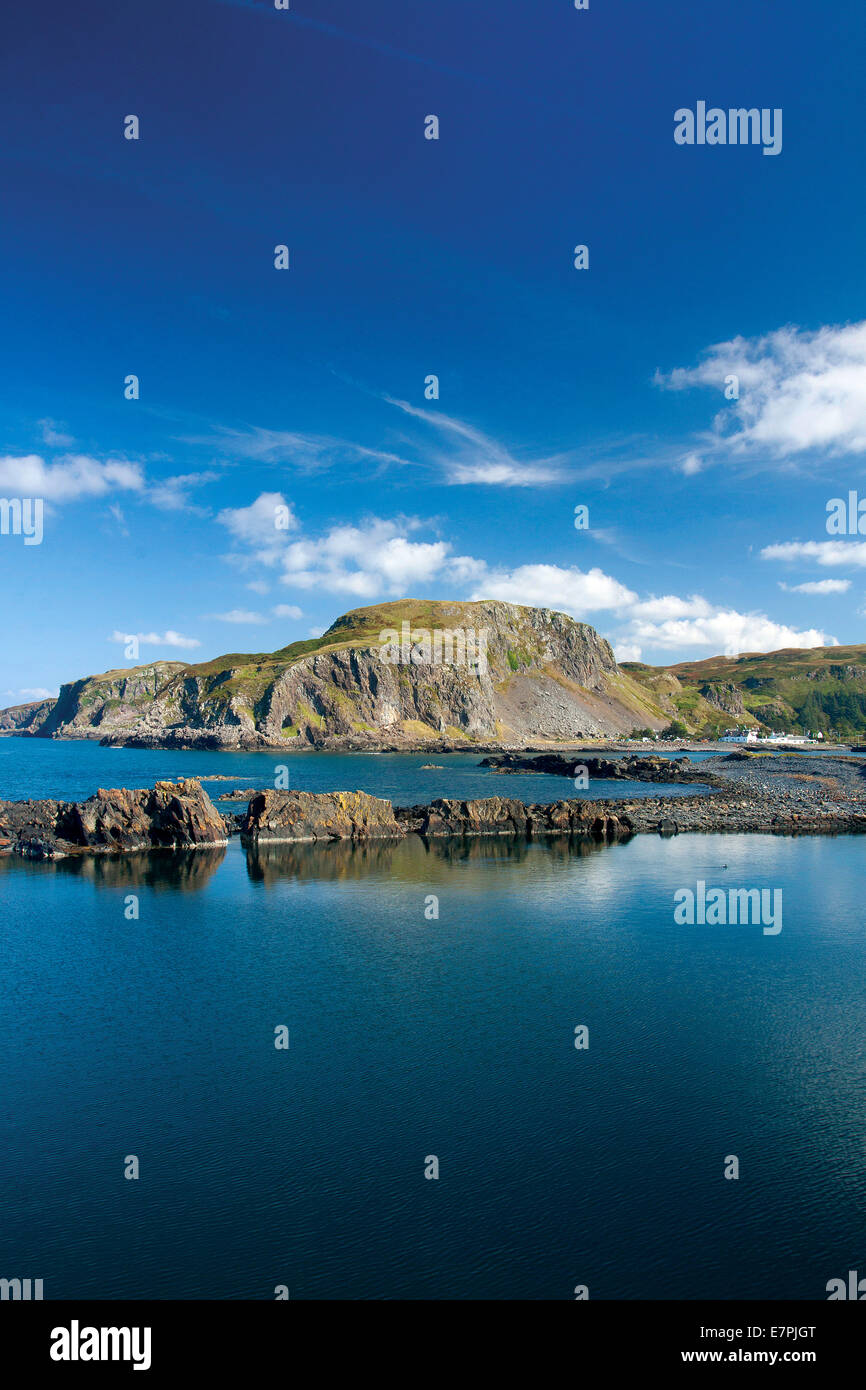 Ellenabeich and Seil from Easdale, Argyll & Bute Stock Photo