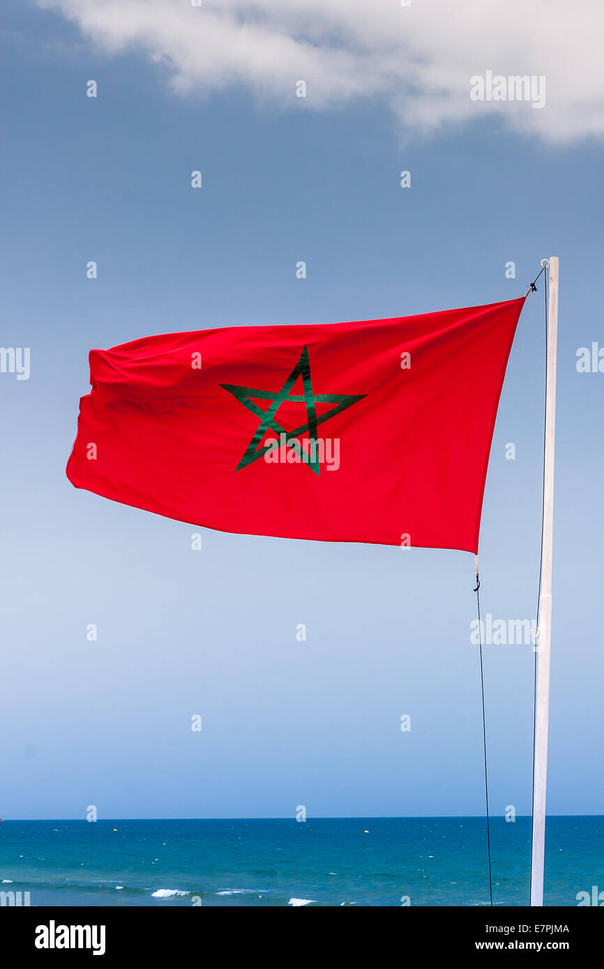 Flag of Morocco Stock Photo Alamy