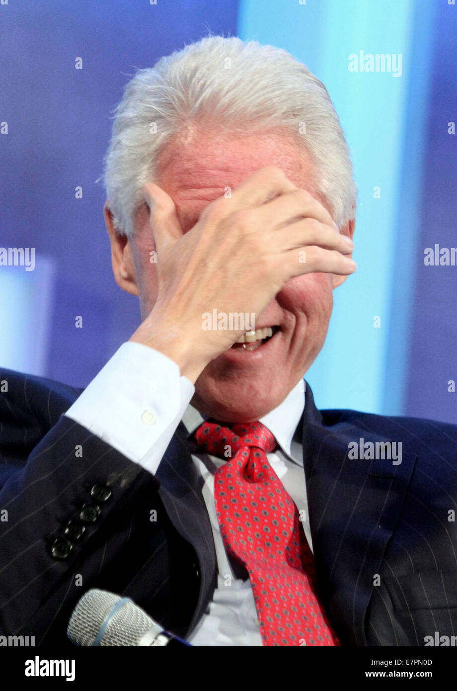 New York, New York, USA. 22nd Sep, 2014. BILL CLINTON attends the 2014 ...
