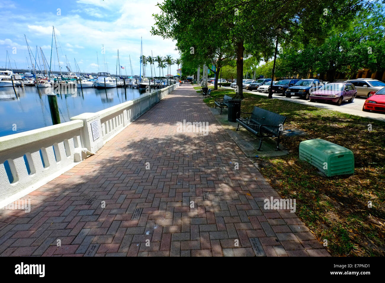 Waterfront Bradenton Florida Manatee River FL US USA Stock Photo Alamy