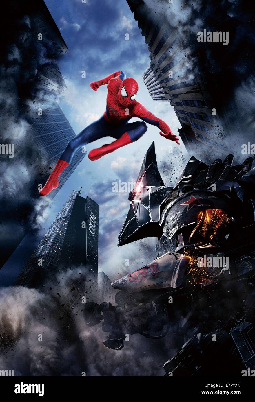 The Amazing Spider-man 2 Year : 2014 USA Director : Marc Webb Andrew Garfield Movie poster (textless) Stock Photo