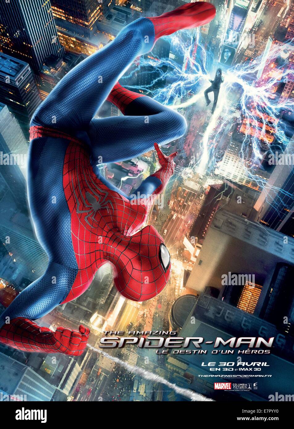 The Amazing Spider-man 2 Year : 2014 USA Director : Marc Webb Andrew Garfield Movie poster (Fr) Stock Photo
