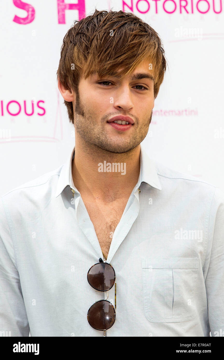 Douglas Booth attends the 'Posh/The Riot Club ' photocall at Hotel Palazzo Montemartini. Rome on September 22, 2014 Stock Photo