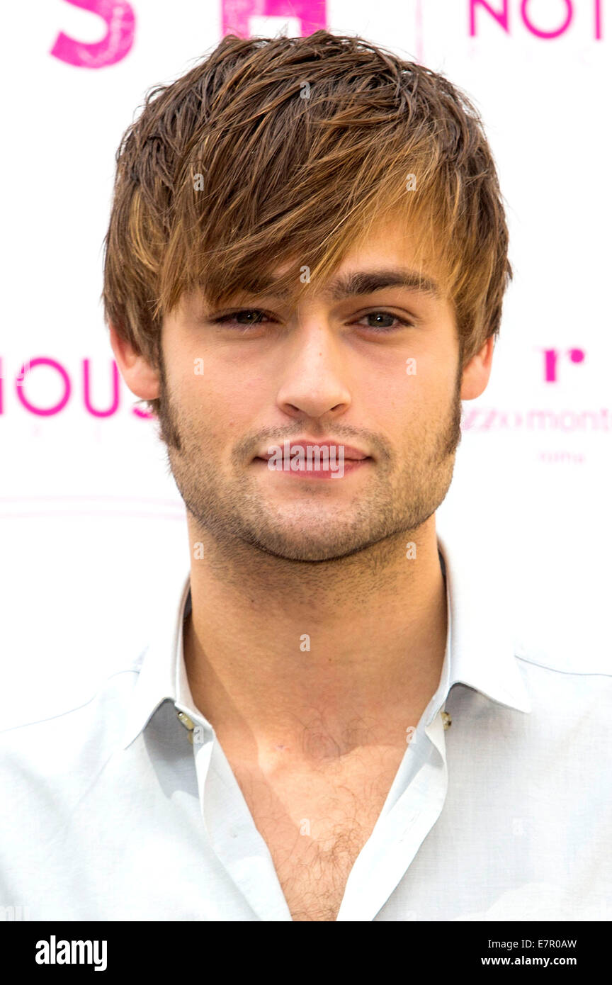 Douglas Booth attends the 'Posh/The Riot Club ' photocall at Hotel Palazzo Montemartini. Rome on September 22, 2014 Stock Photo