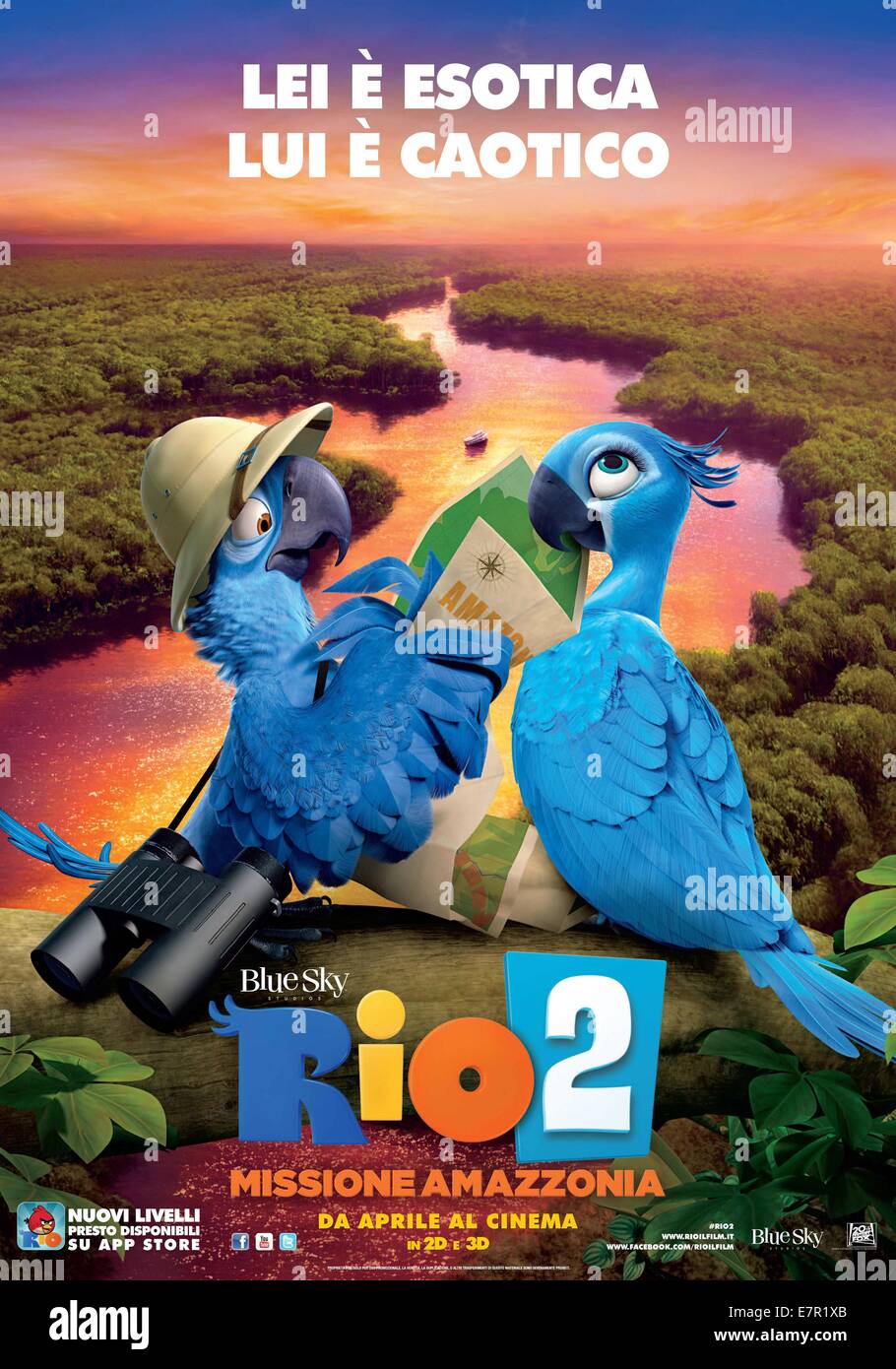 Rio 2 Year 14 Usa Director Carlos Saldanha Animation Movie Poster It Stock Photo Alamy