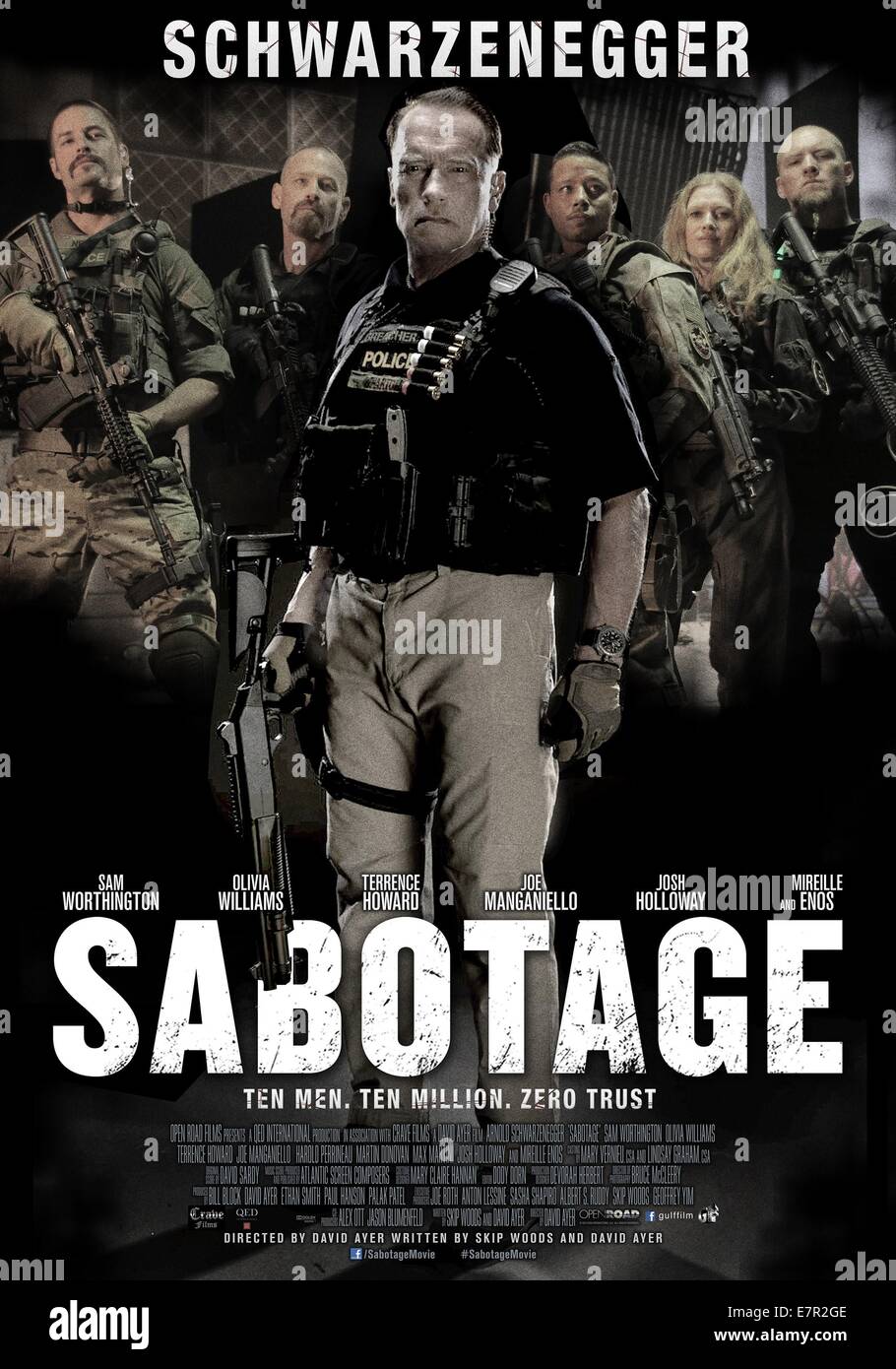 Sabotage Movie Poster Sabotage Movie Poster