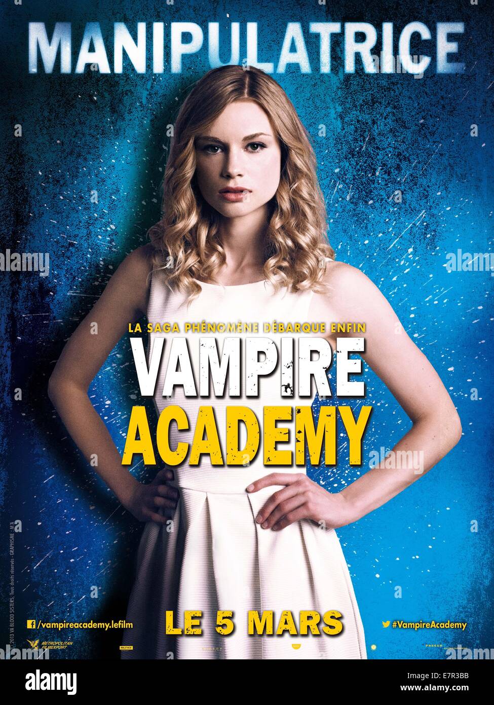 Vampire Academy Year 14 Uk Usa Director Mark Waters Lucy Fry Movie Poster Fr Stock Photo Alamy