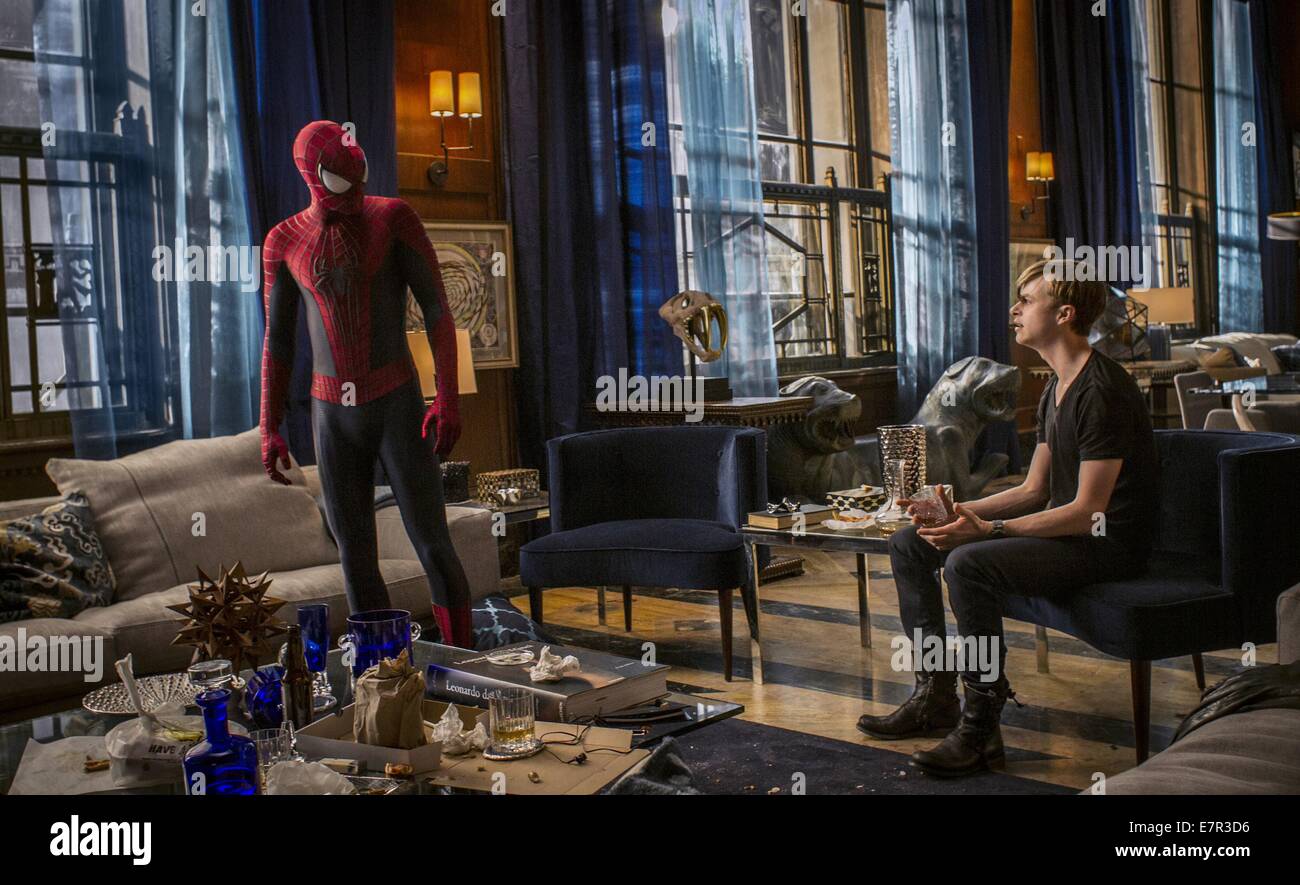 The Amazing Spider-man 2 Year : 2014 USA Director : Marc Webb Andrew Garfield, Dane DeHaan Stock Photo