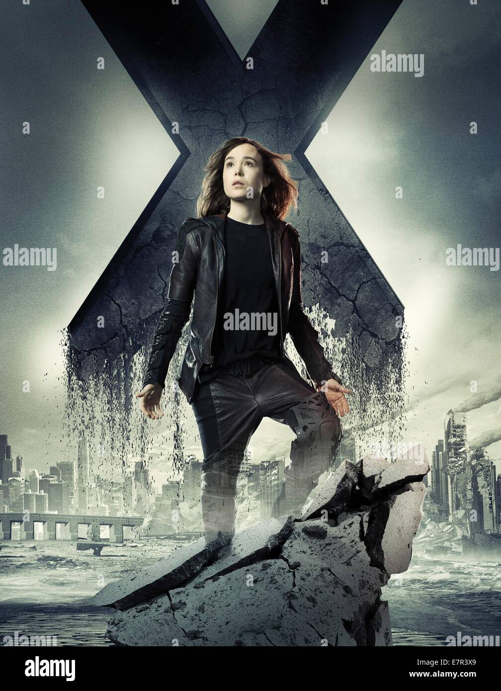 X-Men: Days of Future Past Year : 2014 USA Director : Bryan Singer Ellen  Page Movie poster (textless Stock Photo - Alamy